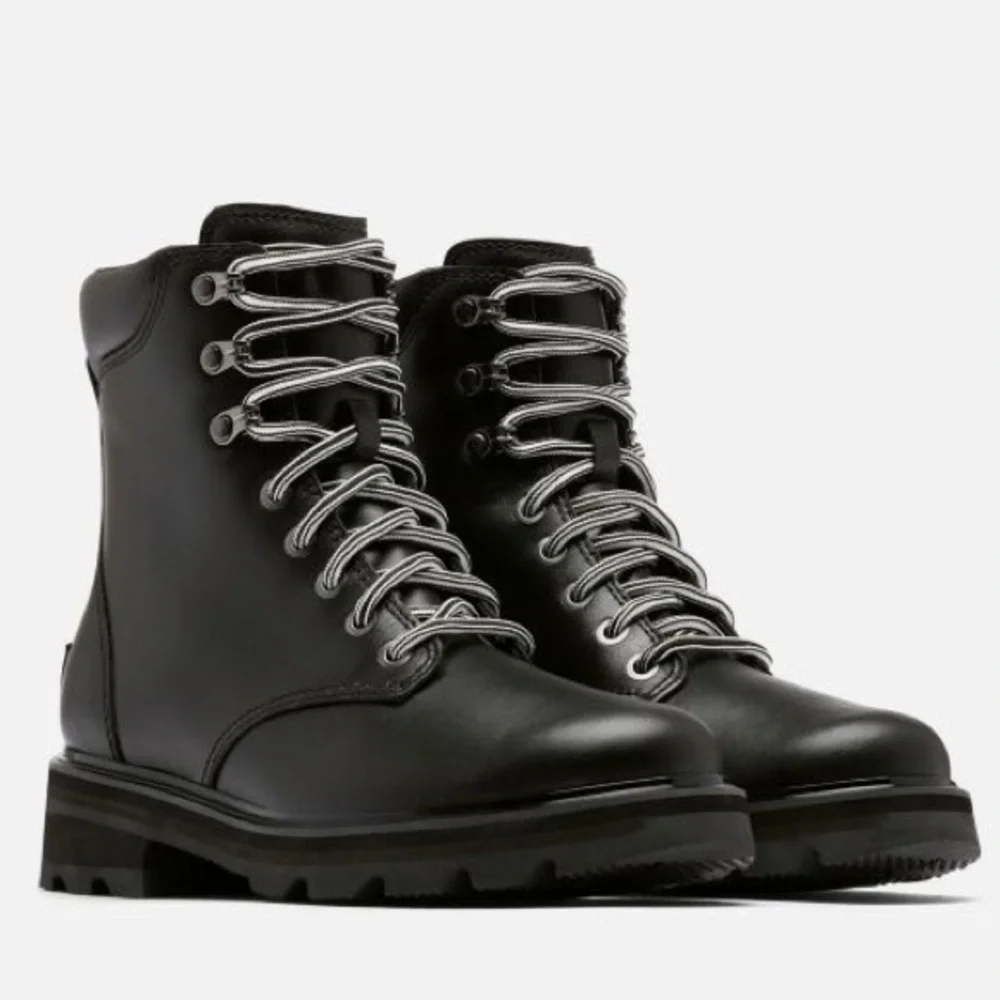 Sorel WOMEN'S LENNOX™ LACE STKD BOOT in Black